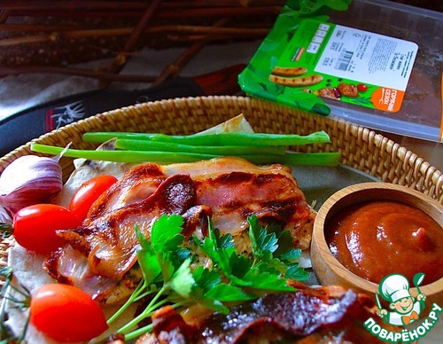 Стейк индейки под беконом Стейк индейки под беконом