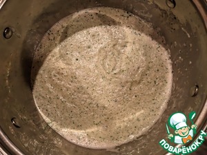 Стейк из лосося с сыром дорблю