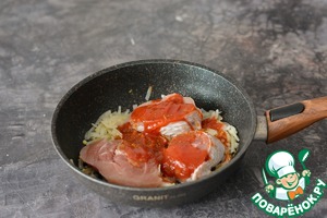 Стейки голени индейки в томатном соусе Стейки голени индейки в томатном соусе