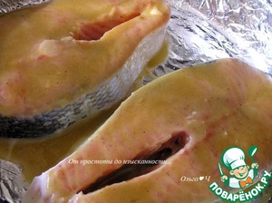 Стейки лосося в карамельном соусе Стейки лосося в карамельном соусе