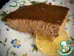 Суфле или парфе (?) из куриной печени