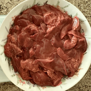 Суфле или парфе (?) из куриной печени