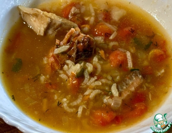 Суп-харчо из лосося. От Сулаквелидзе Суп-харчо из лосося. От Сулаквелидзе