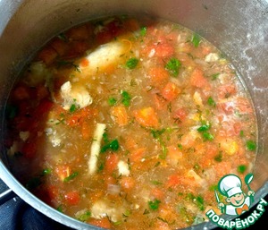 Суп-харчо из лосося. От Сулаквелидзе Суп-харчо из лосося. От Сулаквелидзе