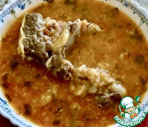 Суп-харчо. Т. П. Сулаквелидзе. Деревенская классика Суп-харчо. Т. П. Сулаквелидзе. Деревенская классика