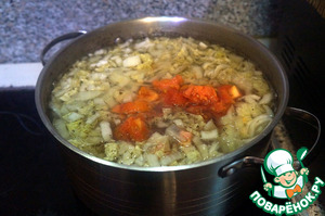 Суп из баранины с помидорами