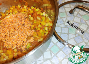 Суп из индейки с овощами и чечевицей
