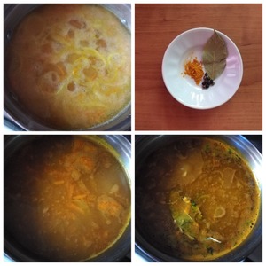 Суп из кильки с кукурузной полентой Суп из кильки с кукурузной полентой