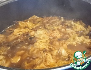 Суп из копчёной капусты и чоризо Суп из копчёной капусты и чоризо