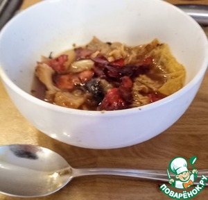 Суп из копчёной капусты и чоризо Суп из копчёной капусты и чоризо