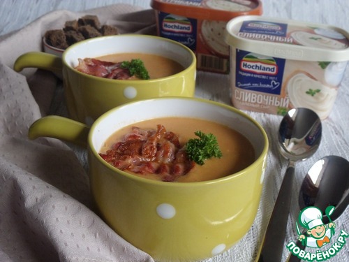 Суп-пюре из баклажанов с сыром Суп-пюре из баклажанов с сыром