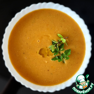 Суп пюре из чечевицы