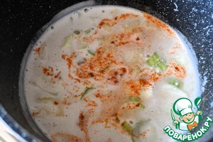 Суп-пюре из горошка с кешью Суп-пюре из горошка с кешью