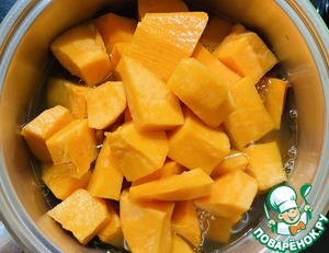 Суп-пюре с бататом и куриной грудкой