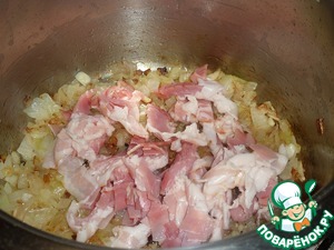 Суп-пюре с чечевично-злаковой полентой Суп-пюре с чечевично-злаковой полентой