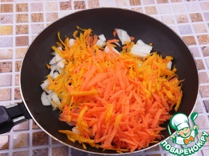 Суп-пюре с полентой, тыквой и креветками Суп-пюре с полентой, тыквой и креветками