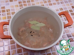 Суп-пюре с полентой, тыквой и креветками Суп-пюре с полентой, тыквой и креветками