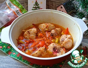 Суп-рагу с индейкой и фасолью