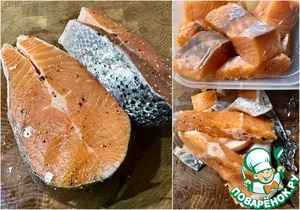 Суп рыбный. Дуэт осётра с сёмгой Суп рыбный. Дуэт осётра с сёмгой