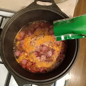 Суп с фасолью и сосисками Суп с фасолью и сосисками