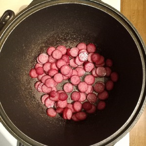 Суп с фасолью и сосисками Суп с фасолью и сосисками