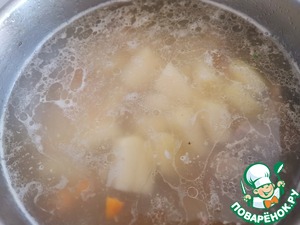 Суп с индейкой и шпинатом Суп с индейкой и шпинатом