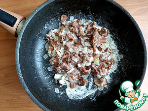 Суп с лисичками и резанным овсом