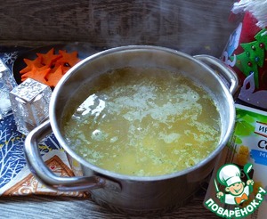 Суп с сосисками "Новогодний" Суп с сосисками "Новогодний"
