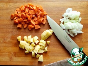 Суп с сосисками "Походный"