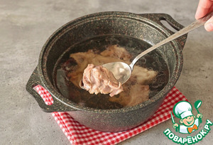 Суп с сырными галушками