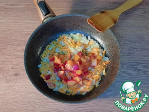 Суп с сыром и обжаренным картофелем Суп с сыром и обжаренным картофелем