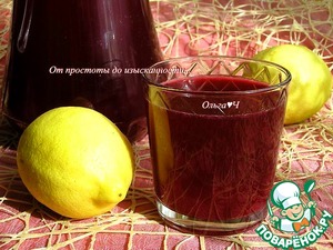 Свекольно-лимонный напиток