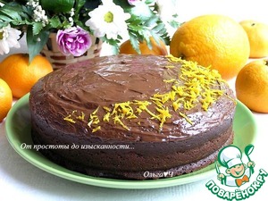 Свекольно-шоколадный торт с апельсиновой цедрой Свекольно-шоколадный торт с апельсиновой цедрой
