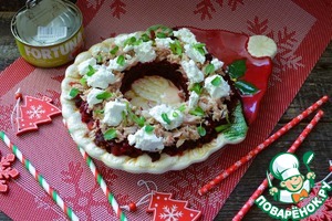 Свекольный салат с тунцом и фетой Свекольный салат с тунцом и фетой