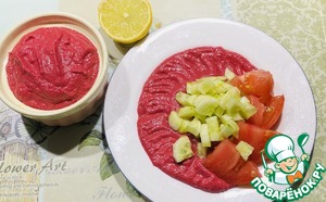 Свекольный соус с овощами Свекольный соус с овощами