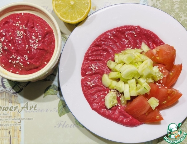 Свекольный соус с овощами Свекольный соус с овощами