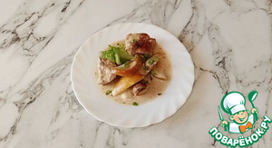 Свинина с яблоками и грибами Свинина с яблоками и грибами