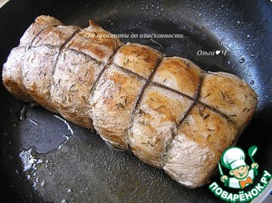 Свинина с тимьяном в белом вине Свинина с тимьяном в белом вине