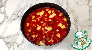 Свинина в томатном соусе по-итальянски Свинина в томатном соусе по-итальянски