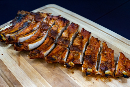 Свиные ребрышки в духовке в апельсиновой глазури Свиные ребрышки в духовке в апельсиновой глазури