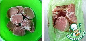 Свиные стейки на углях Свиные стейки на углях