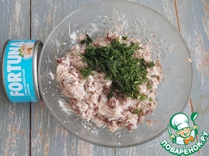 Сырная закуска "Ёлочка" с тунцом Сырная закуска "Ёлочка" с тунцом