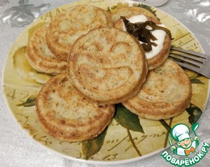 Сырники с морской капустой Сырники с морской капустой