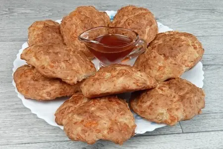 Сырно-яблочные коржики.