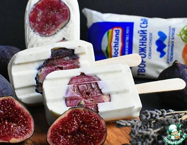 Сырно-йогуртовое мороженое с лавандой