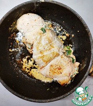 Сырно-шпинатная курица