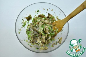 Сырный рулет с индейкой и грибами Сырный рулет с индейкой и грибами