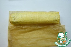 Сырный рулет с индейкой и грибами Сырный рулет с индейкой и грибами