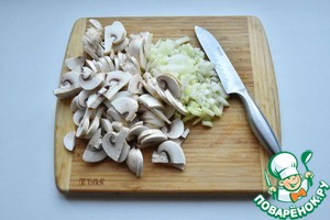 Сырный рулет с индейкой и грибами Сырный рулет с индейкой и грибами