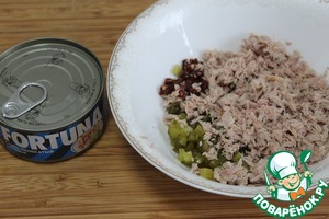 Сырный рулет с тунцом Сырный рулет с тунцом